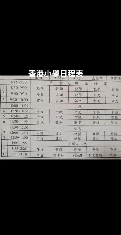 香港中小学插班叩门时间安排及申请指南